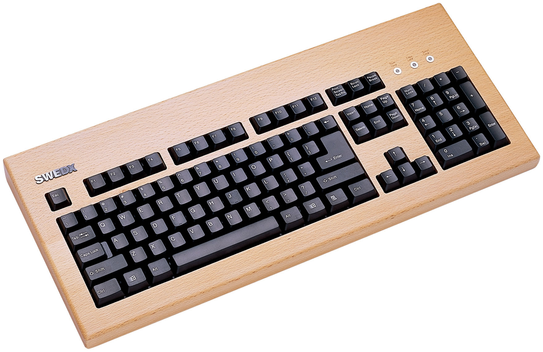 USB Keyboard. Beech wood.