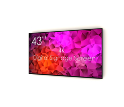 SWEDX 43" Digital Signage screen / 4K in 4K out