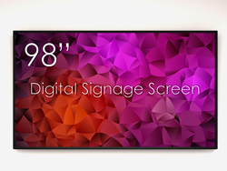 SWEDX 98 Zoll (249 cm) Digitales Plakat / 4K ein 4K aus