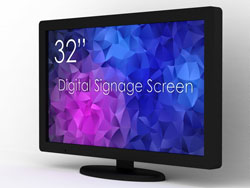 SWEDX 32 Zoll (81 cm) Touch Digital Signage screen / 4K in 4K out