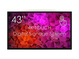 SWEDX 43\" Touch Digital Signage screen / 4K in 4K out