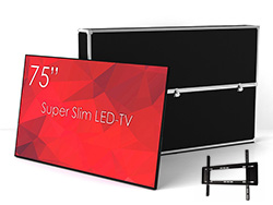 SWEDX Super Slim 191 cm (75 Zoll) 4K 120 Hz LED-TV