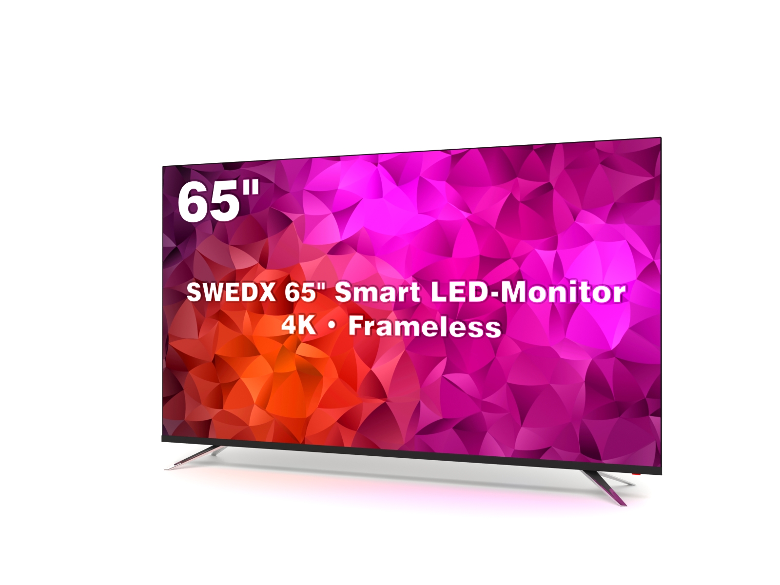 SWEDX 65\" Smart LED-Monitor. 4K Frameless. Pixelpolicy 1