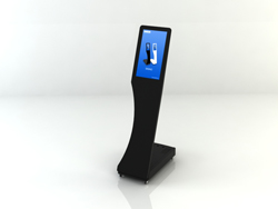 SWEDX Signo Touch Stele 39,6 cm (15,6 Zoll) - Schwarz